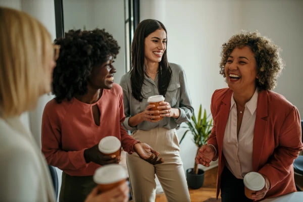 anxiety group of women